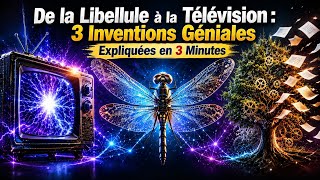 De la Libellule à la Télévision : 3 Inventions Géniales Expliquées en 3 Minutes #Inventio #Libellule