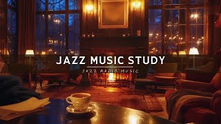 Jazz Music Study☕Relaxing Jazz Instrumenta, Music at Cozy Coffee Shop Ambience