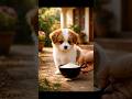 Baby Dog Tries White Rice for the First Time 🐶🍚 #shorts