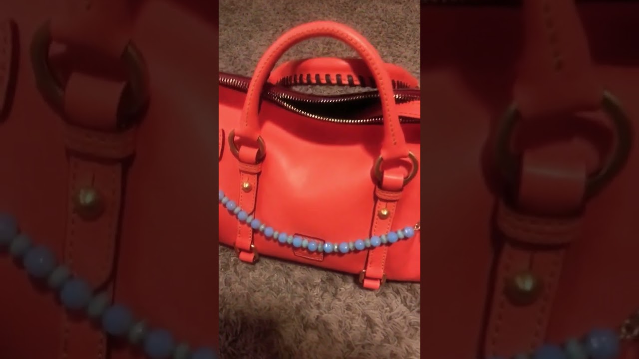 Dress your purse! mini Salmon Florentine satchel