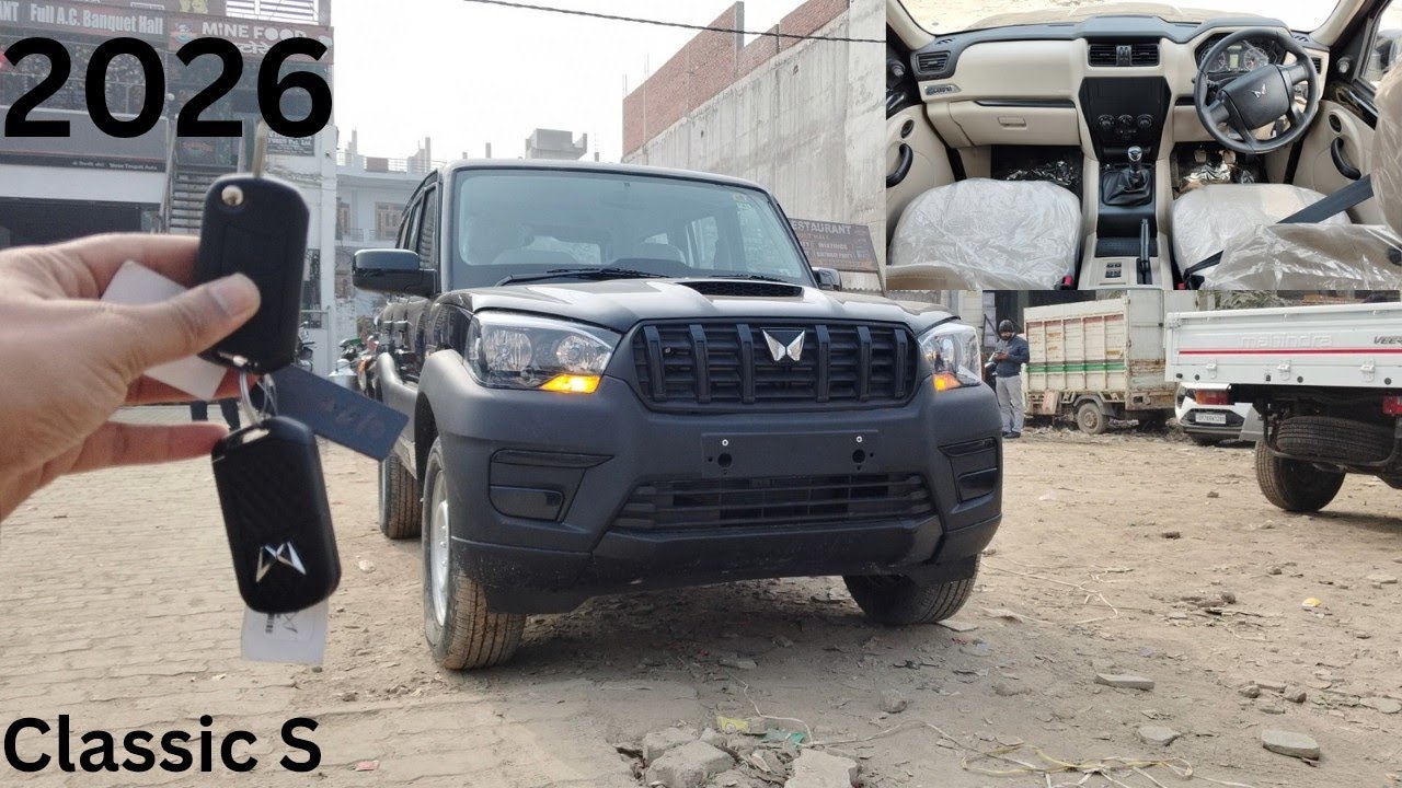 ये हैं असली माफिया SUV🖤Mahindra Scorpio Classic S Base Model 2026 