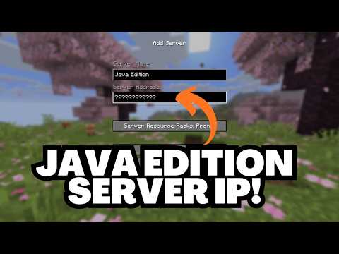 Minecraft 26.1 Java Edition Server IP Address