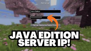 Minecraft 26.1 Java Edition Server IP Address