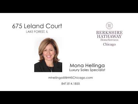 675 Leland Court, Lake Forest, IL home video tour