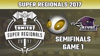 SMITE Super Regionals 2017 - EU Semifinals: Elevate vs. Obey Alliance (Game 1)