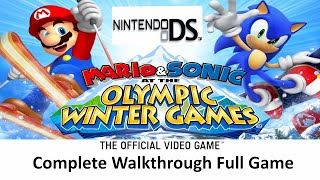 Mario & Sonic at the Winter Olympic Games All DS Events | Olympic Video Games 🥇🥈🥉