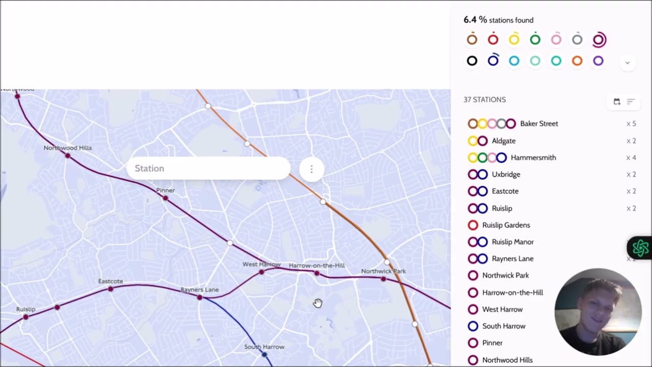 EAR Trains 95 Attempts 2 London underground memory games