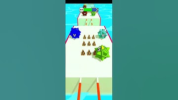 🔠AZ Run - 2048 ABC Runner (Level-64) Relaxing ASMR Puzzle Ball Runner Game #shorts