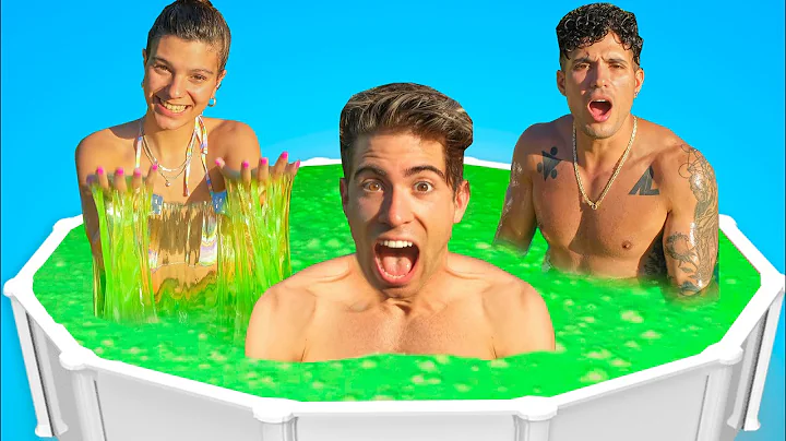 WE GET INTO A POOL FULL OF SLIME!!