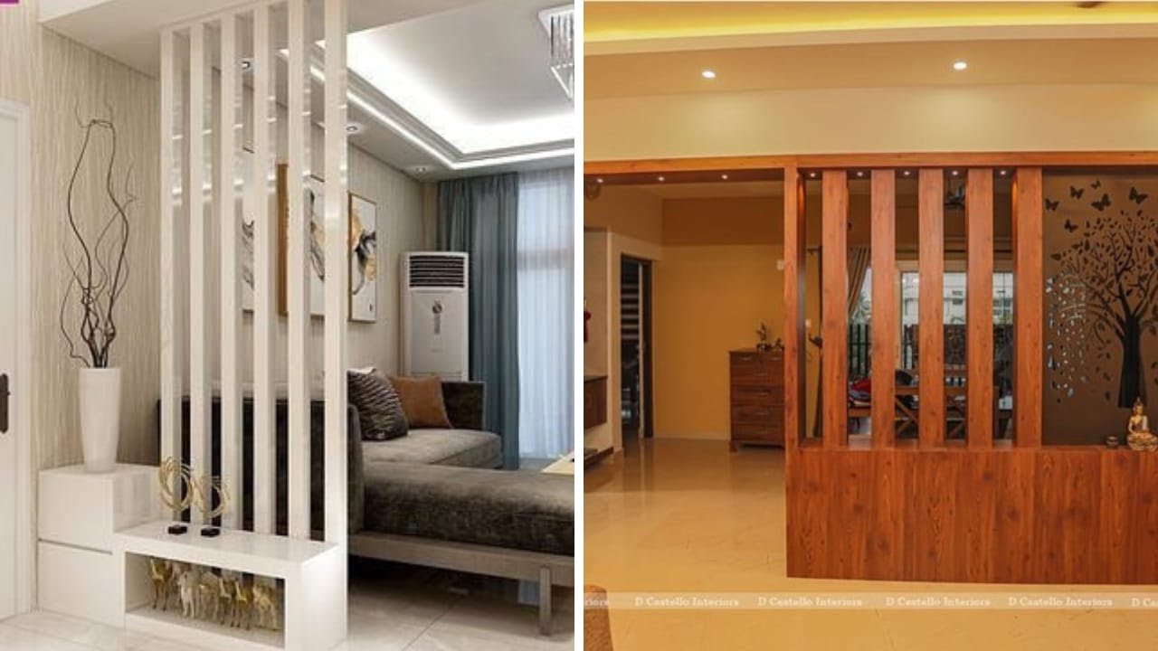 Top Modern Partition Wall Decoration Ideas | Room Divider Wall | Living ...