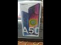 سامسونج A50 مراجعة سريعة هتجاوبك عن شكل العلبة مواصفاته ومحتوياته وتحت الفيديو لينك شراء 