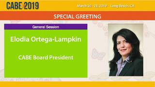 CABE 2019 Day 3 Special Message