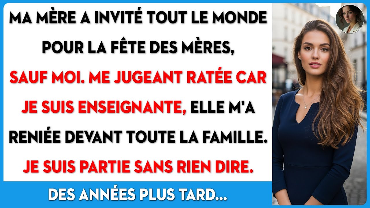 Mes parents m'ont renié car j'étais prof, jusqu'à ce que le gouverneur cite mon nom.