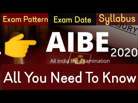 AIBE 2020 || Bar Council Of India || All You Need To Know