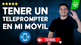 How to GET a TELEPROMPTER on my CELL PHONE | 💬Display text while you talk🗣