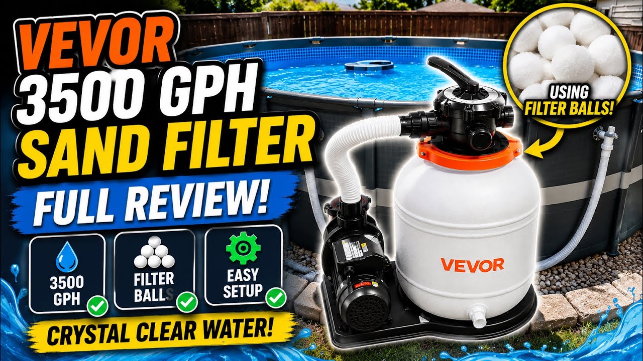 VEVOR FlashPure Sand Filter Review: A Big Upgrade for My Intex