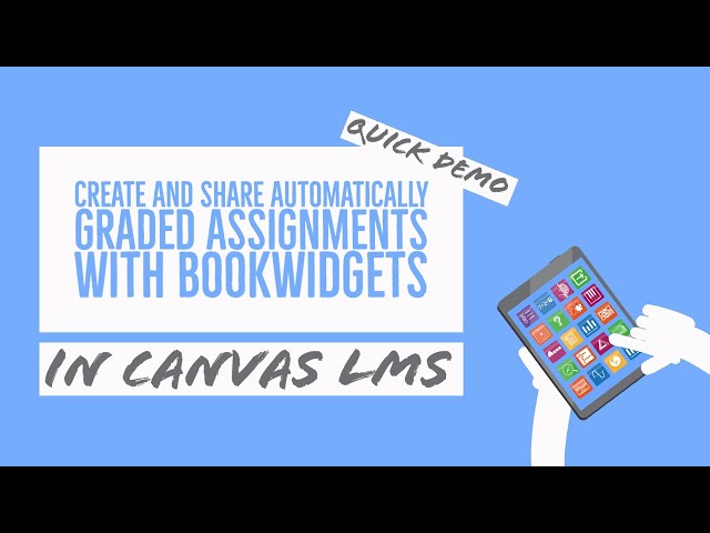Starting with BookWidgets in Canvas LMS - Demo for beginners