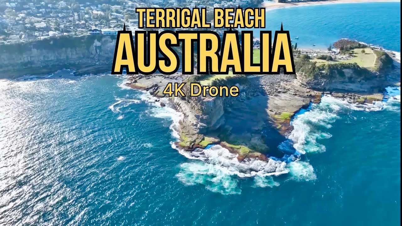 Terrigal Beach From The Sky - Aerial NSW