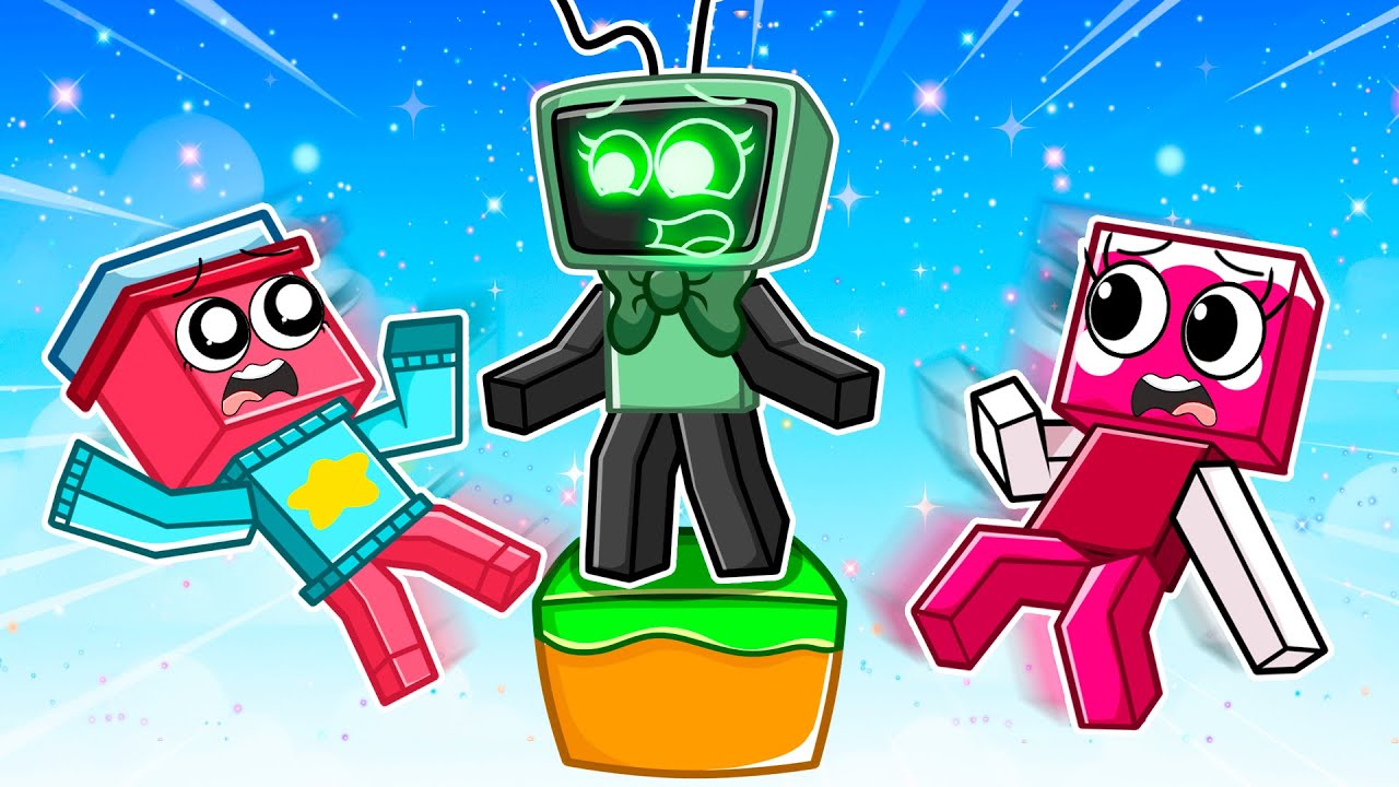 SOBREVIVEMOS no UM BLOCO de TERROR! | Vee no Minecraft