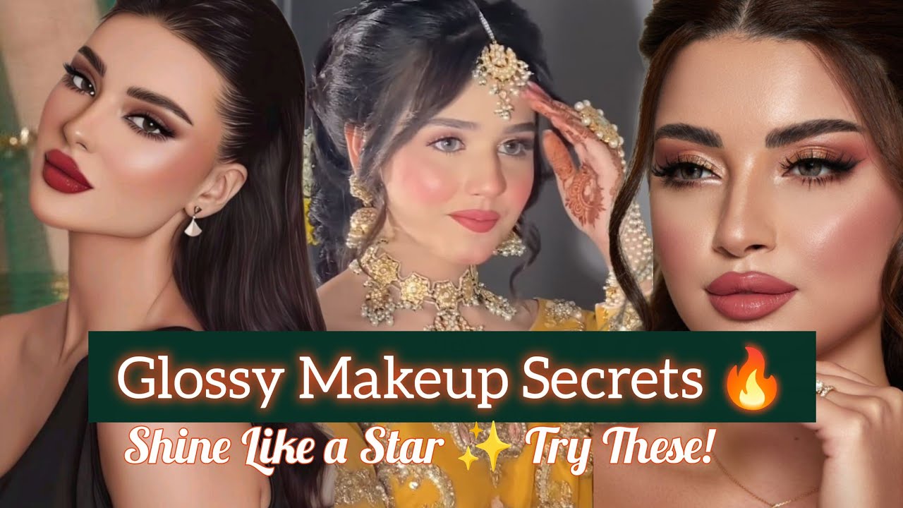 7  amazing Hacks For Glossy Look💄 5 Minute Korean Look in Desi Style 😍