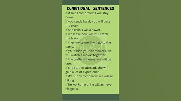 "Learn First Conditional Sentences: Rules, Examples, and Everyday Usage"