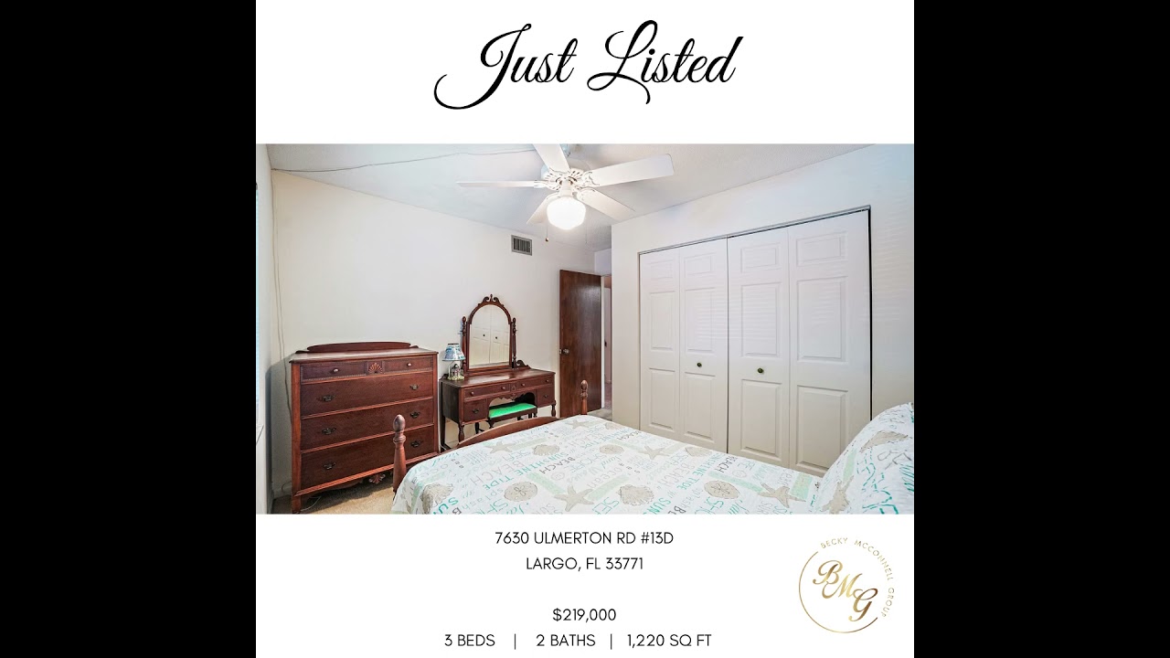 JUST LISTED 7630 ULMERTON RD 
