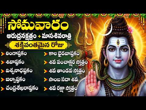 సోమవారం + ఆరుద్ర నక్షత్రం రోజు శివుని భక్తీ పాటలు వింటే జన్మ జన్మల పుణ్యం | Shiva Songs Telugu