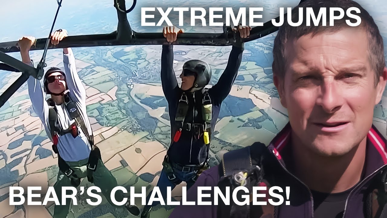 All of Bear Grylls' Extreme Challenges! Part 2 - Best of Bear - Bear Thrills