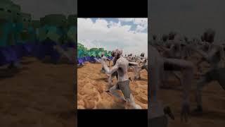 Minecraft zombie vs Real life zombie 😱🧟 Who will win?🤔 #gaming #minecraft #zombie #reallife #viral