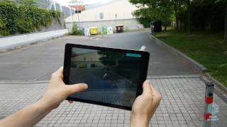 Augmented Reality AR KIT - iOS 11 - Blue Effect AR