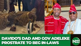 Celebrity WATCH: Governor Adeleke And  Davido’s Father Prostrate To In-Laws At Family Wedding | Naija News TV Profile