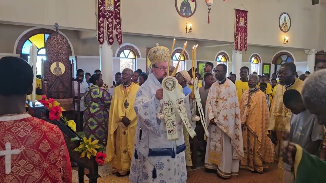 Small Entrance in Holy Diocese of Ghana 🇬🇭 #orthodox 
