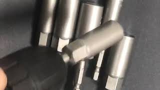 1/4 Inch Hex Socket Nut Driver Setter 6mm-19mm Drill Bit
