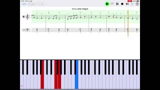 I'm a Little Teapot (folk song) - piano sheet music