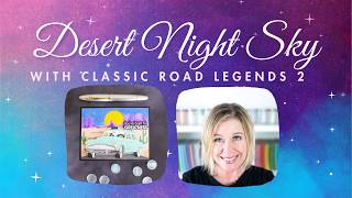 EASY Night Sky Card Background Classic Road Legends 2