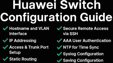 Huawei Network Switch Configuration guide  | Step-by-Step CLI Tutorial|S5700|S5730
