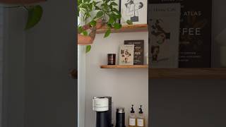 Styling my dreamy coffee nook 🤎 #coffeelover #homestyle #cozyhome #home #homedecor #coffeestation
