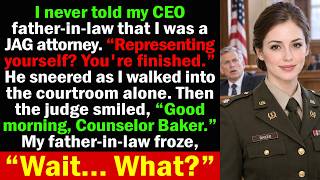 Download Lagu “You’re Just a Housewife,” My CEO Father-in-Law Mocked—Then the Judge Called Me “Attorney Baker”