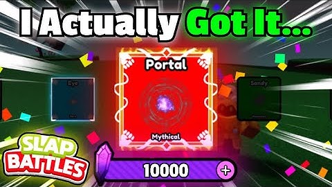 I Rolled PORTAL With 10K Null Shards… | Slap Battles
