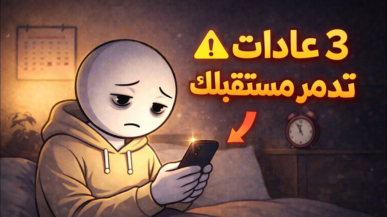 3 عادات تدمر مستقبلك وأنت ما تدري !!