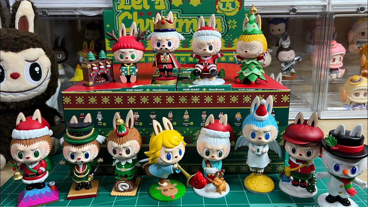 Unbox (ASMR) - Labubu the monster Let’s Christmas 🎄