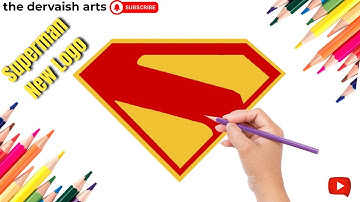 Superman Logo Drawing | Step-by-Step – Full Realistic Sketch | New  Symbol Design 