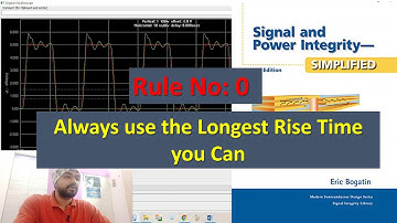 SI/PI Rule #0: “Always use the Longest Rise Time you Can”