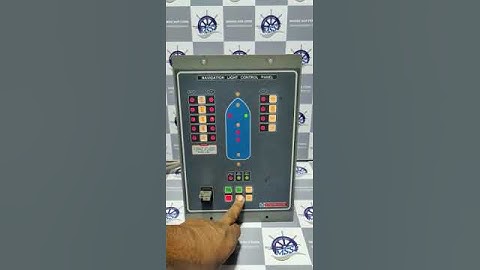 KT ELECTRIC KT NAVICON B4 NAVIGATION LIGHT CONTROL PANEL  TESTING VIDEO