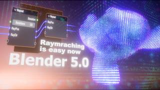 Raymarching Hologram Tutorial - Blender 5.0 Repeat Node