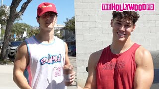 Details Noah Beck, Bryce Hall & Blake Gray Talk Dixie D'Amelio, Surgery & More At DogPound Gym 4.12.21 News