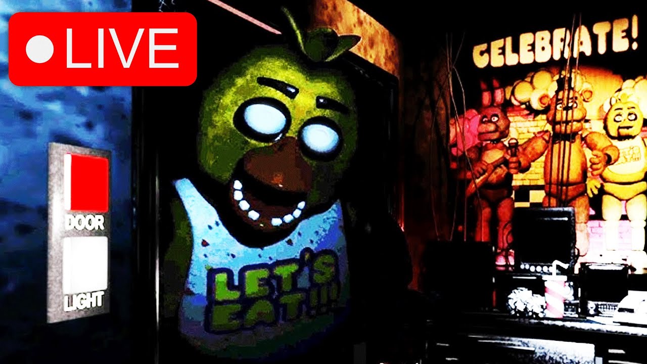 FNAF IN REAL TIME IS A WHOLE NEW EXPERIENCE! - LIVE 🔴 - YouTube