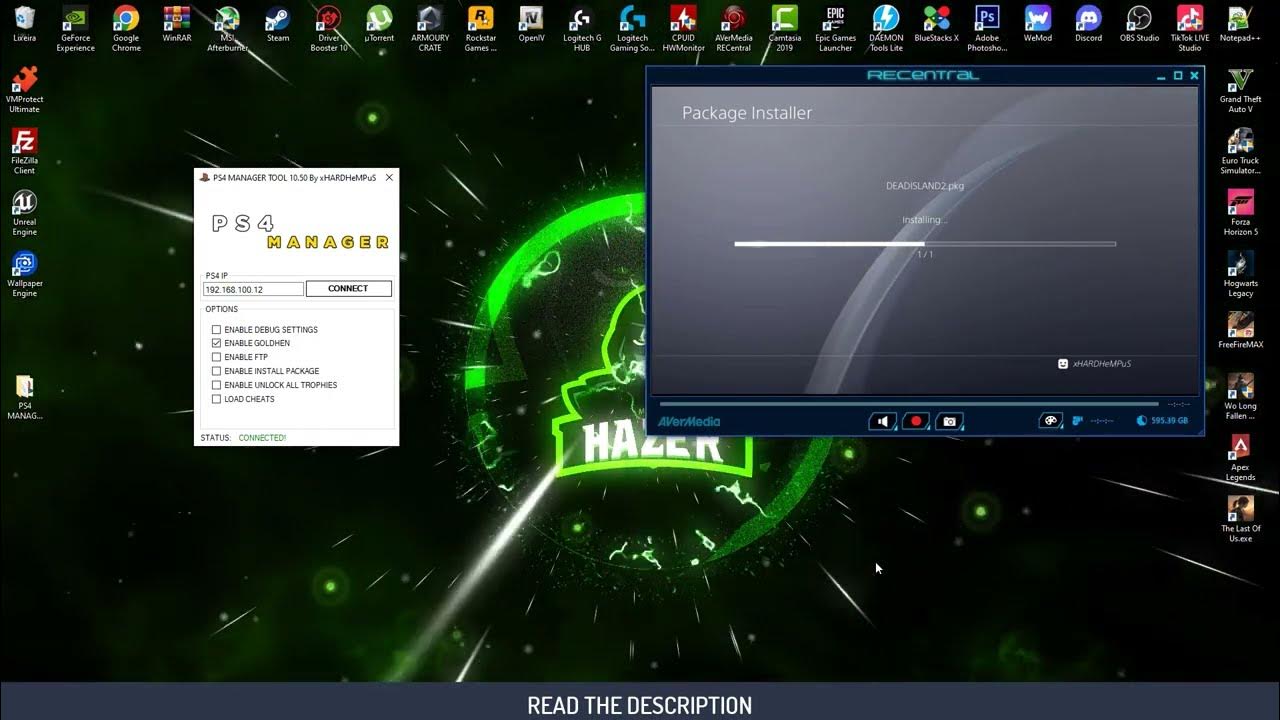 How to enable goldhen on ps4 12 02 ps4 manager tool youtube