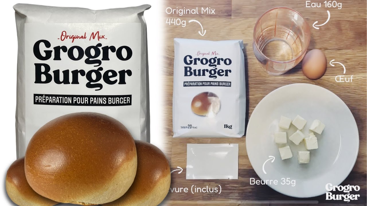 Pains pour burger et hot dog maison - Recettes de cuisine Ôdélices