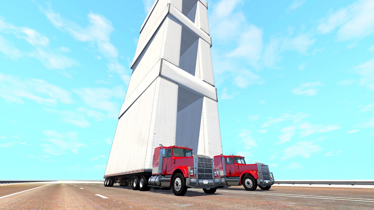 Monstrous Trucks #5 - BeamNG Drive | Crashes Plus